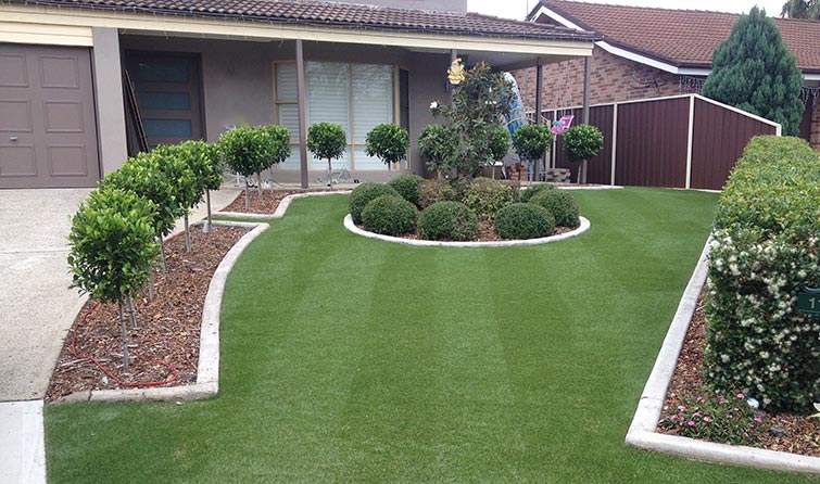 Synthetic Grass Residential House